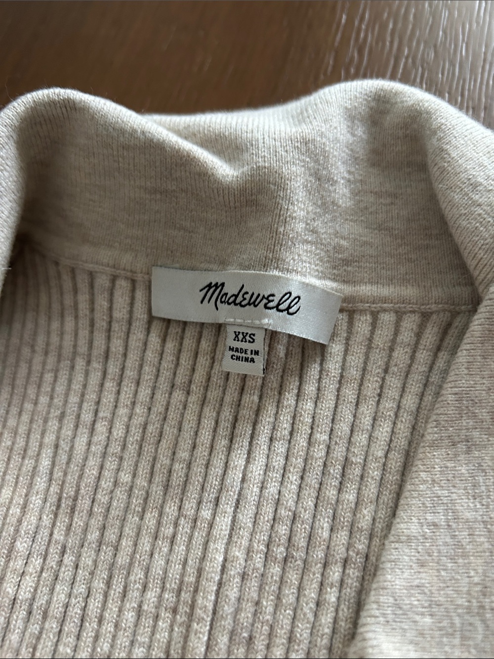 Madewell ribbed collared tank - Picture 2 of 4